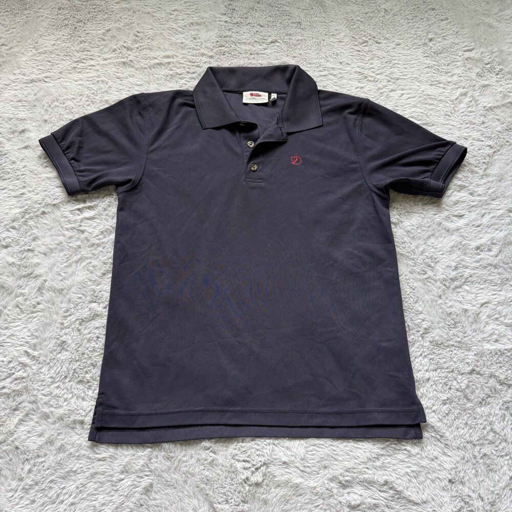 FJÄLLRÄVEN 81783 CROWLEY PIQUE POLO SHIRT BLACK MENS SMALL